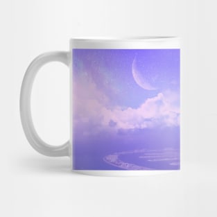 Cloudy Day at The Palm Jumeirah, Dubai Mug